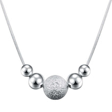 Load image into Gallery viewer, SİLVER SPHERE NECKLACE