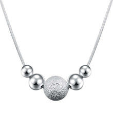Load image into Gallery viewer, SİLVER SPHERE NECKLACE
