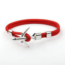Load image into Gallery viewer, NIUYITID Airplane Anchor Charm Men Bracelets