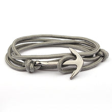 Load image into Gallery viewer, NIUYITID Gun Black Color Anchor Bracelet Men