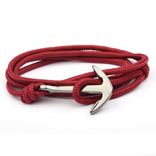 Load image into Gallery viewer, NIUYITID Gun Black Color Anchor Bracelet Men