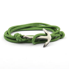 Load image into Gallery viewer, NIUYITID Gun Black Color Anchor Bracelet Men
