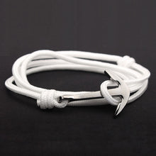 Load image into Gallery viewer, NIUYITID Gun Black Color Anchor Bracelet Men